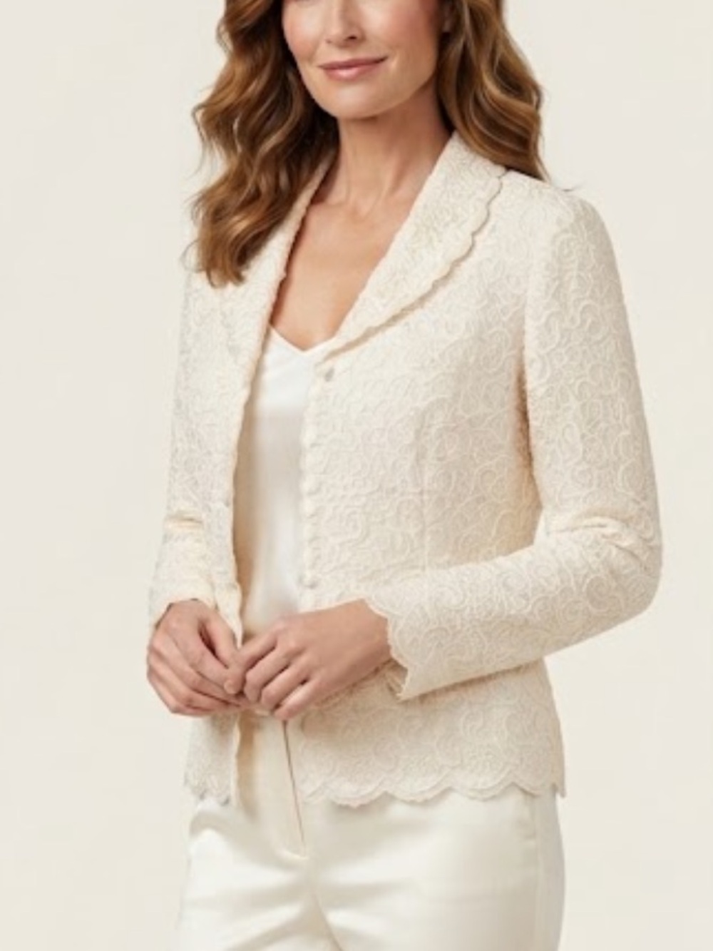 Talbots Lace‎ Jacket Top